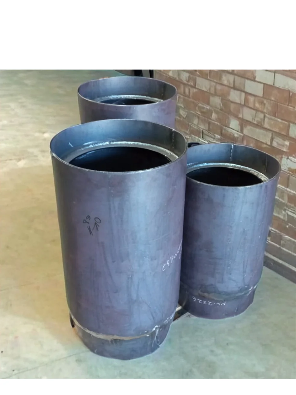 Tuberías de acero mediante cilindrado